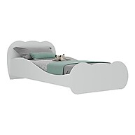 Cama Solteiro MDF 88x188cm Carolina BB2761 – Segurança e Estilo para o Quarto do Seu Filho - imagem 1