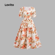 Vestido Floral Lovito: Elegância em Camadas - imagem 2