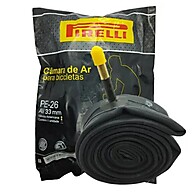 Câmara de Ar Aro 26 Pirelli Bico Grosso 33mm – Resistência e Qualidade - imagem 1