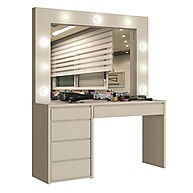 Camarim Maquiagem Anne: 5 Gavetas e Iluminação LED - imagem 1