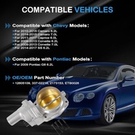 Corpo do Acelerador Eletrônico 90mm Dourado para Chevy Camaro, Corvette, Caprice, SS e Pontiac G8 - Peça 12605109 - imagem 3