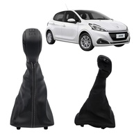 Manopla e Coifa Câmbio Peugeot 208 (2014-2020) - Toque Premium e Elegância - imagem 1