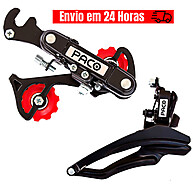 Câmbio Bicicleta Paco: 18/21v Traseiro + Dianteiro - imagem 1