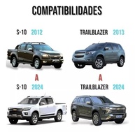 Kit Capa Manopla Câmbio Automático e Freio de Mão S10 2012-2025 (Linha Preta) - imagem 4