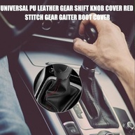 Bota de Câmbio Universal Preta com Costura Vermelha: Toque Esportivo e Elegância para Seu Carro - imagem 4