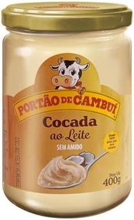 PORTAO DE CAMBUI - DOCE DE LEITE VIDRO 400G COCADA - imagem 1
