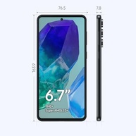 Samsung Galaxy M55 5G: Câmera 50MP, Tela AMOLED 120Hz e 256GB - Azul Escuro - imagem 3