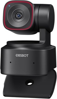 OBSBOT Tiny 2 Lite 4K Webcam PC, câmera de streaming PTZ com rastreamento IA e sensor 1/2", controle gestos HDR microfones webcam computador mesa laptop reunião videochamadas 4K@30fps / 1080@60fps - imagem 2