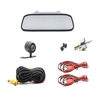 Kit Retrovisor 4.3" com Câmera de Ré Borboleta Tech One: Estacione com Segurança e Precisão! - imagem 1