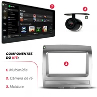 Central Multimídia Android Siena 2008-2012: 7", Tela IPS e Câmera! - imagem 2