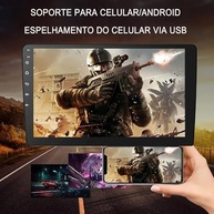 Central Multimídia FINYQBET 10" com CarPlay/Android Auto Sem Fio e Câmera de Ré HD - imagem 5