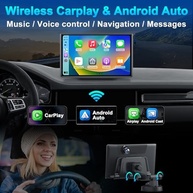 Tela CarPlay Portátil Eoyaa 9" 4K com Android Auto, Câmera 1080p e GPS - Conectividade Sem Fio e Instalação Fácil - imagem 3