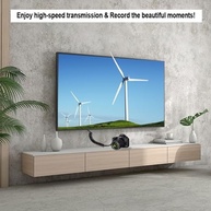 Cabo HDMI Uonecn Enrolado 4K/8K 2.1 48Gbps para Câmeras Profissionais e Monitores Atomos - imagem 3