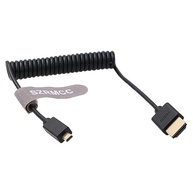 Cabo Micro HDMI para HDMI Espiral 4K - Conexão Estável para Câmeras e Monitores Profissionais - imagem 5