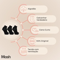 Meias Esportivas Mash: 9 Pares para Corrida e Caminhada - imagem 2