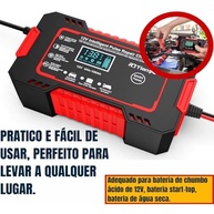Carregador Inteligente 12V Bivolt com Display Digital - Essencial para Carro, Moto e Caminhão - imagem 4