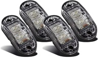 Kit 4 Lanternas LED Vigia Teto Van, Caminhão e Ônibus 12/24V - Segurança e Estilo KLX - imagem 1