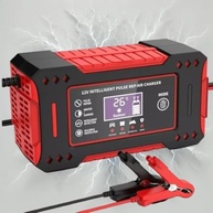 Carregador de Bateria 12V Inteligente Bivolt com Display LCD - Carro, Moto, Caminhão - imagem 2