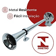 Buzina Eletropneumática Marítima 12V Kauai: Som Potente para Caminhão - imagem 2