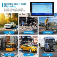 Navegador GPS 22,9cm para Carro, Caminhão e Trailer | Mapas 2025 Atualizados e Voz Real - imagem 3