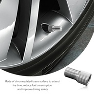 Extensor de Válvula de Pneu 4 Peças - Latão Niquelado 19mm para Carros, SUVs e Caminhões - imagem 5