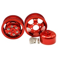 Conjunto de Rodas de Metal Vermelhas para Caminhões Militares B14, B16, B24, B36, Q61 - Alta Performance e Durabilidade - imagem 4