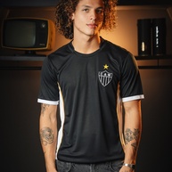 Camisa Atlético Mineiro Dry Preta: Torça com Estilo! - imagem 1