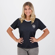 Camisa Botafogo Feminina: Preta e Estilosa! - imagem 1