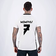 Camisa Corinthians Dry Memphis 7 Branca e Preta – Estilo e Performance - imagem 1