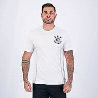 Camisa Corinthians Fitness Branca – Treine com Estilo - imagem 1