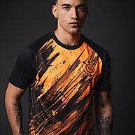 Camisa Corinthians Pro Laranja: Oficial, Moderna e Confortável - imagem 1