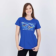 Camisa Cruzeiro Ontem Hoje e Sempre Feminina Azul - imagem 1