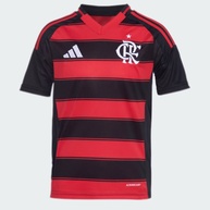 Camisa Flamengo Infantil Jogo 1 Adidas 2025 - Oficial e Estilosa - imagem 1