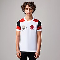 Camisa Flamengo Zico 1981 Retrô: Infantil e Juvenil! - imagem 1