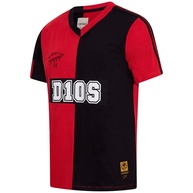 Camisa Newell's Old Boys Retrô Maradona: Celebre o Ídolo! - imagem 1