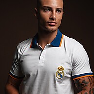 Camisa Polo Real Madrid Branca Oficial – Estilo e Conforto para Torcedores - imagem 1