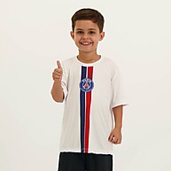 Camisa PSG Infantil Branca: Garanta a do Pequeno Campeão! - imagem 1