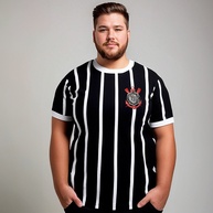 Camisa Retrô Corinthians 1982 Plus Size: Oficial e Confortável - imagem 1