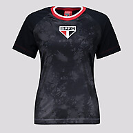 Camisa São Paulo Trança Preta Feminina – Estilo e Força! - imagem 1