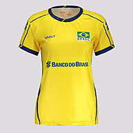 Camisa Vôlei Brasil Feminina 2025: Amarela Oficial CBV - imagem 1