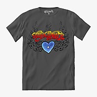 Camiseta Aerosmith Flame Heart: Estilo Rock Autêntico - imagem 1
