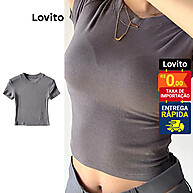 Camiseta Feminina Lovito: Básica, Confortável e Estilosa - imagem 1