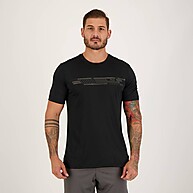 Camiseta Fila Basic Run Preta: Alta Performance e Estilo - imagem 1