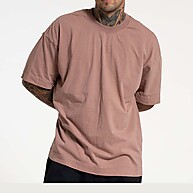 Camiseta Heavy Oversized Streetwear Mocha Mousse – Estilo e Qualidade - imagem 1