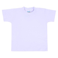 Camiseta Infantil Branca: Conforto 100% Algodão - imagem 1