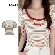 Camiseta Listrada Lovito: Estilo e Conforto! - imagem 1