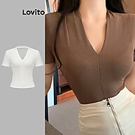 Camiseta Lovito Decote V: Conforto e Estilo! - imagem 1
