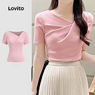 Camiseta Lovito Plissada: Estilo e Conforto! - imagem 1