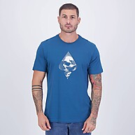 Camiseta MCD Skull Azul: Estilo e Conforto em Algodão 100% - imagem 1