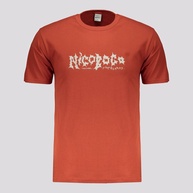 Camiseta Nicoboco Hobbs Laranja: Estilo Casual com Algodão 100% - imagem 1